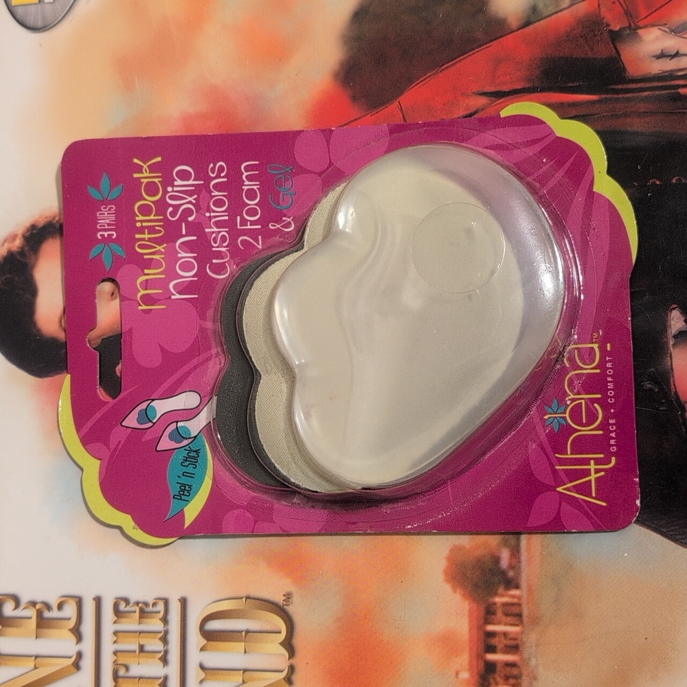 SALE Athena Ball of Foot Cushion Set Of 3 Non Slip 2 Foam & One Gel Peel Stick